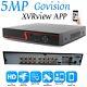 Cctv Dvr Recorder 4 8 16 Channel 5mp 1080p Hdmi Vga For Home Security System Kit