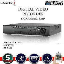 CCTV DVR Recorder 8 Channel HD 1920P HDMI VGA for Home Security System Kit UK