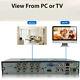 Cctv Full Hd Dvr Record 1080n Email Alert P2p Remote View Home Security System
