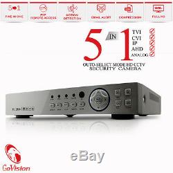 CCTV Full HD DVR Record 1080N Email Alert P2P Remote View Home Security System