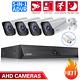 Cctv Security Camera System Home Outdoor 8channel Dvr Night Vision Motion Alert