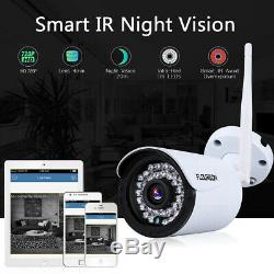 CCTV System 4CH 1080P Wireless DVR Recorder 720P WIFI IP Camera Home Security UK