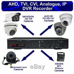 DVR CCTV Recorder 4, 8,16 ch H264 Hard Drive HDMI Hybrid p2p high definition UK