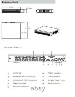 Dahua 16 channel DVR/XVR DH-XVR5116HS-I3