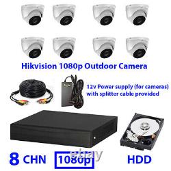 Dahua CCTV KIT 8 Channel DVR 2MP Express One 1080P & Hikvision Camera with HDD
