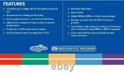 Dedicated Micros Eco 4 DVR compact CCTV Recorder 500 GB D1 quality