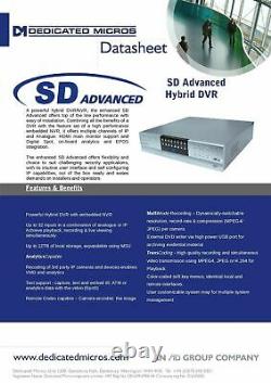 Dedicated Micros SD Advanced 32-channel NVR DVR recorder 2TB