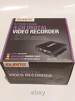 Durite 0-776-80 CCTV 4 Channel DVR Recorder with GPS & G Sensor 2168949