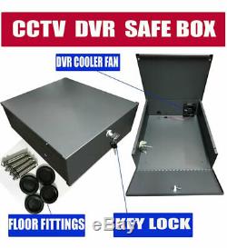Dvr Housing Enclosure Metal Lockable Box For Recorder Lock Box Security Case