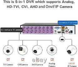 Evtevision 16 Channels 5MP Lite(5M-N) CCTV DVR, 16CH Surveillance Video Recorder