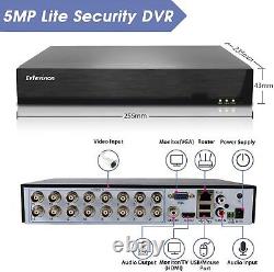 Evtevision 16 Channels 5MP Lite(5M-N) CCTV DVR, 16CH Surveillance Video Recorder