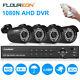 Floureon 1080n 8ch Dvr 4x3000tvl Cctv Camera Outdoor Home Security System Record
