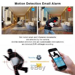 FLOUREON 8CH CCTV Security DVR Recorder 1500TVL Home Outdoor Surveillance System