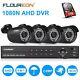 Flouren 1080p Hd Cctv Camera Security System Kit 3000tvl 8ch Dvr Surveillance Uk