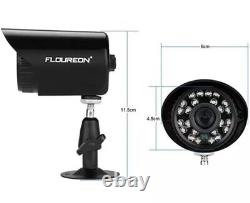 Flouren 1080P HD CCTV Camera Security System Kit 4CH DVR Home Outdoor IR