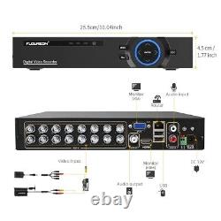 Floureon 5-in-1 16CH CCTV 1080P Digital Video Recorder DVR (WD 4TB HD) 504