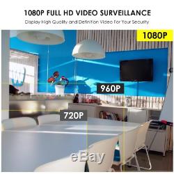 Full 1080P High Definition Hybrid 4-in-1 HD TVI DVR Video Recorder CCTV 8CH