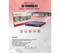 HIKVISION 1080P FULL HD DVR FHD 4CH 8CH 16CH 720p TURBO CCTV HDMI AHD TVI CVI UK