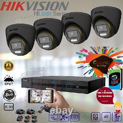 HIKVISION 8MP 4K CCTV System H. 265+ DVR HD Home Security Camera Kit Outdoor