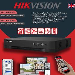 HIKVISION CCTV 1080P ColorVu Outdoor Security Camera System 4CH 8CH Full HD DVR