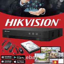HIKVISION CCTV SECURITY SYSTEM 5MP AUDIO MIC CAMERA ColorVU 3K KIT Mobile view