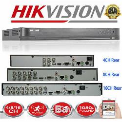 HIKVISION DVR 4/8/16CH TURBO HD 1080P 4MP HDMI VGA CCTV Video Recorder UTP BNC