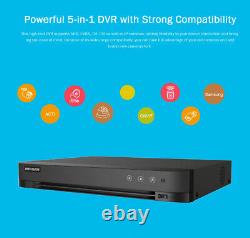 HIKVISION DVR TURBO 5MP HD iDS-720HQHI 4-8-16 CHANNEL CCTV SECURITY SYSTEM HDTVI