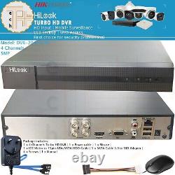 HIKVISION HILOOK 4 8 16 32 Channels CCTV DVR 5MP 4K Full HD Recorder AHD HDMI UK