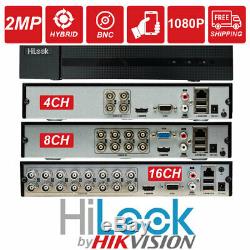 HIKVISION HILOOK DVR 4 8 16CH TURBO HD 1080P 2MP HDMI VGA CCTV Video Recorder UK