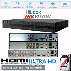 HIKVISION HILOOK DVR 4 8 16 32CH TURBO HD 1080P 2MP HDMI VGA CCTV Video Recorder