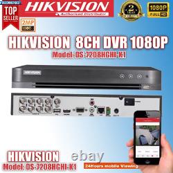 HIKVISION TURBO HD DVR 2MP 4 8 16 CH 1080P DVR HDMI VGA CCTV DVR Recorder Mobile