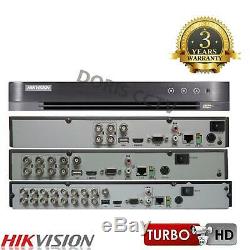 HIKVISION Turbo HD DVR 4/8/16CH 1080P 4MP HDMI VGA CCTV Video Recorder UTP BNC