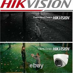 HIKVISION UHD CCTV System Night Vision Outdoor Security Camera 4CH DVR Recorder