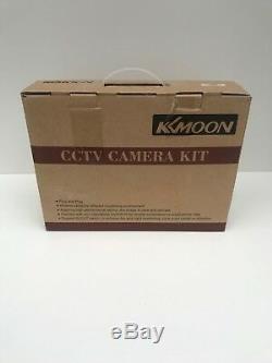 H. View 4CH Hybrid DVR CCTV DVR Recorder 4 Channel H. 264 & KKMOON CAMERA KIT x 4