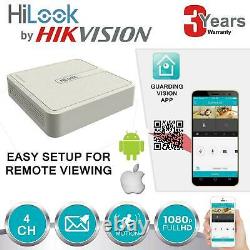 HiLook Hikvision 4/8CH Turbo HD DVR 1080P HDMI VGA HD/HDCVI/AHD/CVBS WITH HDD
