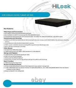 HiLook Hikvision 8CH FULL HD DVR 5MP LITE CCTV Digital Video Recorder