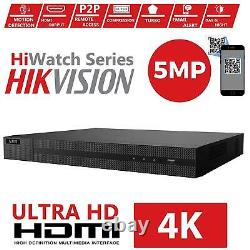 HiLook by Hikvision DVR-214U-K1 4 Ch 8MP 5MP 5-IN 1 Hybrid CCTV AoC Recorder