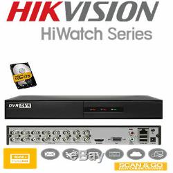 HiWatch CCTV DVR by HIKVISION Recorder 4 8 16 Ch HDTVI CVI AHD HDMI UK Supplier