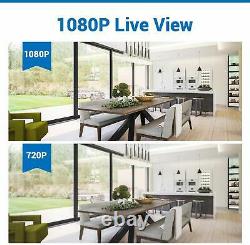 Hikvision 1080P DVR Recorder 3000TVL CCTV Camera 40m IR Home Security System HD
