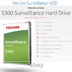 Hikvision 1080P DVR Recorder 3000TVL CCTV Camera 40m IR Home Security System HD