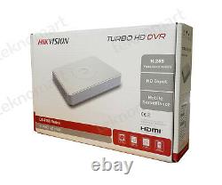 Hikvision 2MP 4CH Turbo HD DVR DS-7104HQHI-K1 with 1TB HDD Record 1080p H. 265