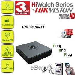 Hikvision 4/8/16 Dvr Hd Turbo 1080p 4/8/16 Channel Hdmi P2p Cctv Video Recorder