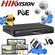 Hikvision 4/8 Channel Cctv Nvr Ip Recorder Poe 4k Home Security Camera System Uk