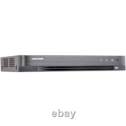 Hikvision 4 Channel 8MP DVR CCTV Recorder TVI Turbo H 4CH IDS-7204HUHI-K1/4S(B)
