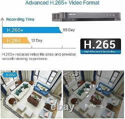 Hikvision 8MP DVR 4K Turbo iDS-720HUHI 4-8-16 Channel CCTV Security Recorder HDD