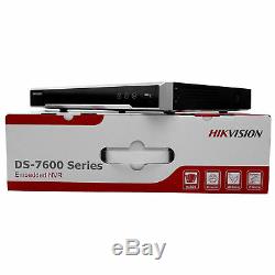 Hikvision 8 Channel Ultra HD 4K UHD Network NVR 8MP 4 PoE 8CH CCTV Recorder NEW