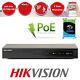 Hikvision 8mp Ip Poe 4k Nvr Security Cctv Recorder 4 Channel Ds-7604ni-k1/4p New