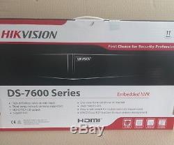 Hikvision 8mp Ip Poe 4k Nvr Security Cctv Recorder 4 Channel Ds-7604ni-k1/4p New