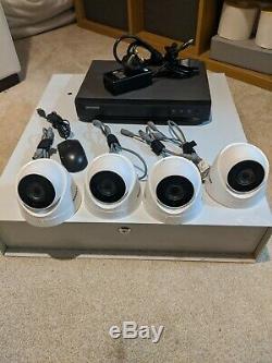 Hikvision CCTV 4 camera kit and recorder DVR (poc power coax)