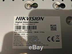 Hikvision CCTV 4 camera kit and recorder DVR (poc power coax)